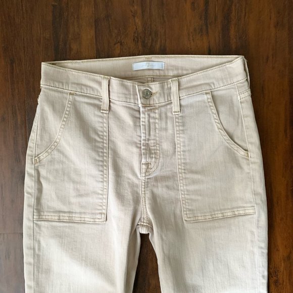 7 FOR ALL MANKIND Mid-Rise Straight Leg Jeans - Picture 4 of 8